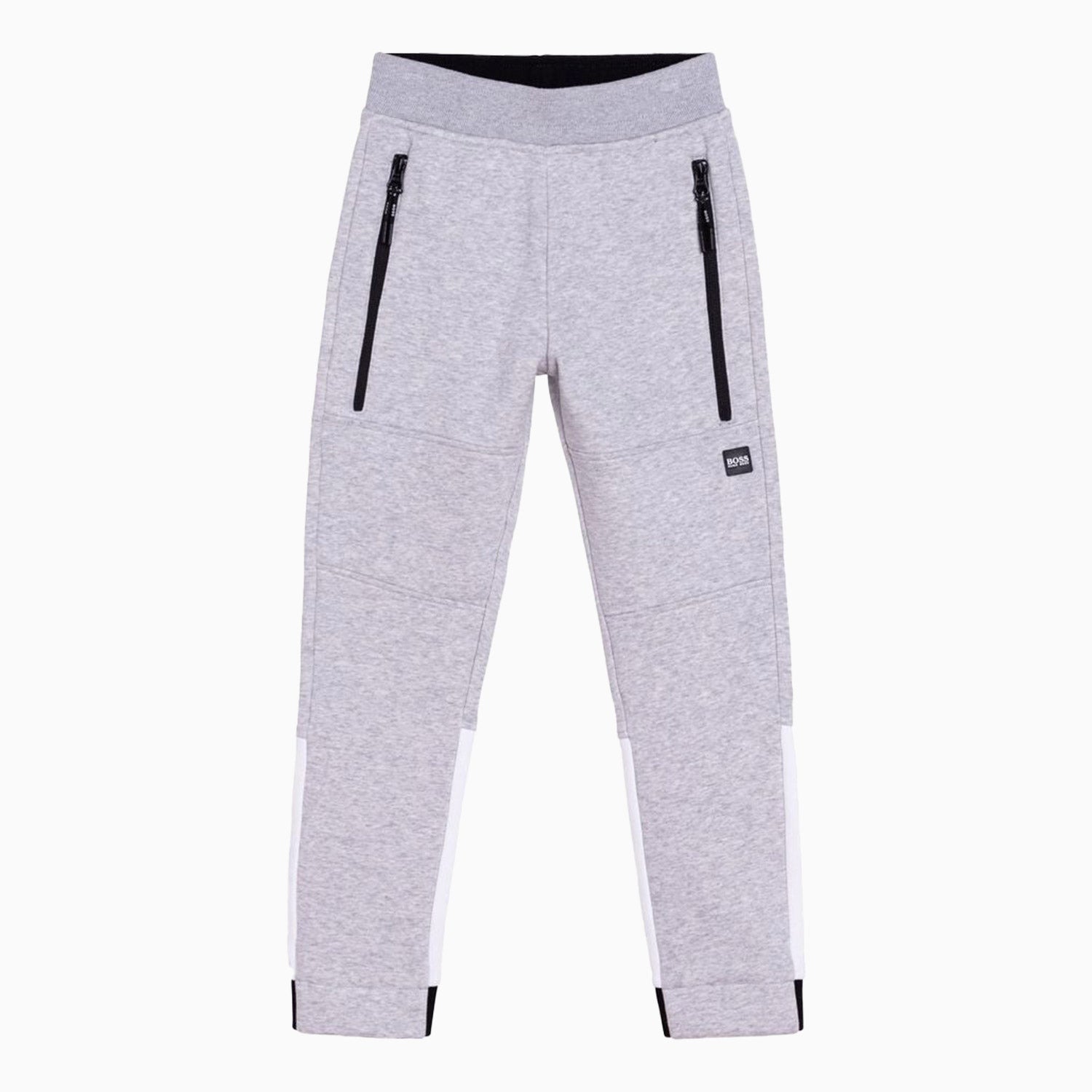 Hugo Boss Kid's Sweatpant - Color: Chine Grey - Kids Premium Clothing -