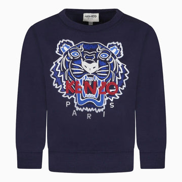 Kenzo | Kid's Iconic Tiger Sweatshirt - Color: ELECTRIC BLUE - Kids Premium Clothing -