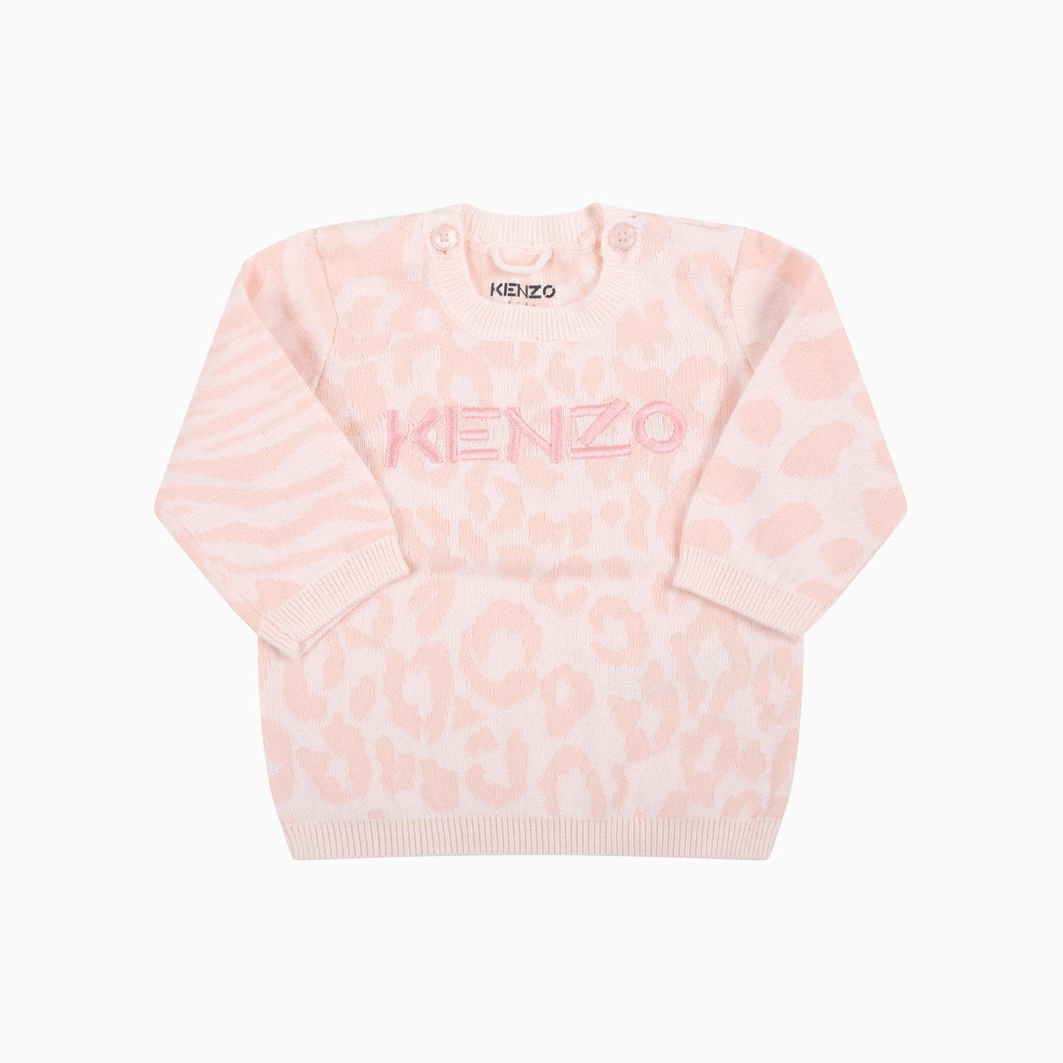 Kenzo Kid's Animal Print Outfit - Color: Pale Pink - Kids Premium Clothing -