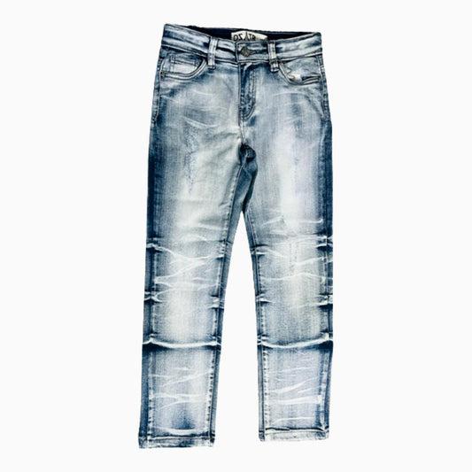 Kid's Mid Blue Jeans Denim Skinny Pant